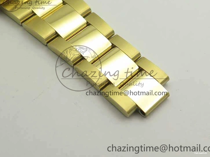 Plated YG 904L 1:1 116508 And SS Case Bracelet Green Clone Edition Dial Best Super A4130 ARF Daytona 0414